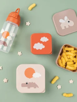 Kinderlunchbox Happy Clouds, set van 3^Done by Deer Best