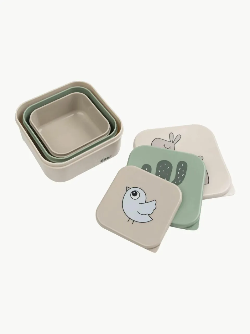 Kinderlunchbox Lalee, set van 3^Done by Deer Hot