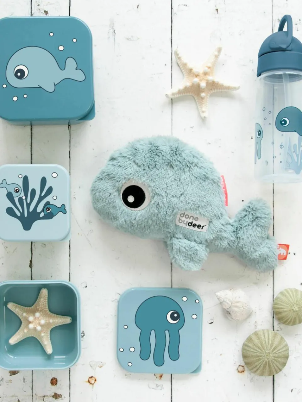 Kinderlunchbox Sea Friends, set van 3^Done by Deer Outlet