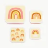Kinderlunchboxen Rainbows, set van 4^A Little Lovely Company Online