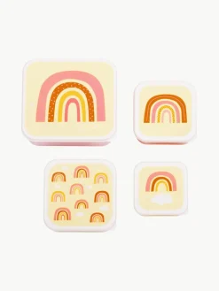 Kinderlunchboxen Rainbows, set van 4^A Little Lovely Company Online
