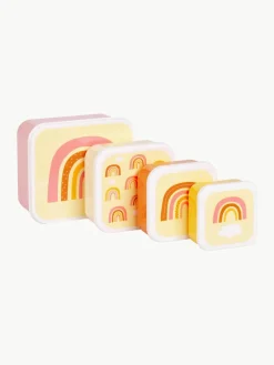 Kinderlunchboxen Rainbows, set van 4^A Little Lovely Company Online