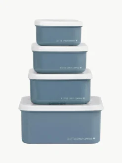 Kinderlunchboxen Vehicles, set van 4^A Little Lovely Company Outlet