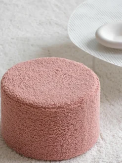 Kinderpoef Sugar uit teddy, Ø 40 cm^Wigiwama Discount