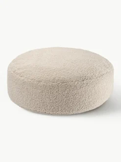 Kinderpoef Sugar uit teddy, Ø 65 cm^Wigiwama Fashion