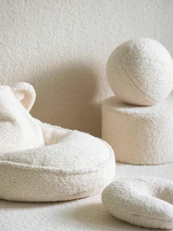 Kinderpoef Sugar uit teddy, Ø 40 cm^Wigiwama Sale