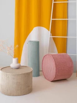 Kinderpoef Sugar van corduroy, Ø 40 cm^Wigiwama Outlet