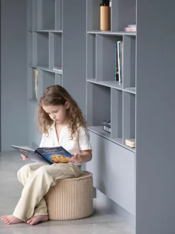 Kinderpoef Sugar van corduroy, Ø 40 cm^Wigiwama Outlet