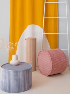 Kinderpoef Sugar van corduroy, Ø 40 cm^Wigiwama Sale