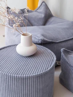 Kinderpoef Sugar van corduroy, Ø 40 cm^Wigiwama Sale