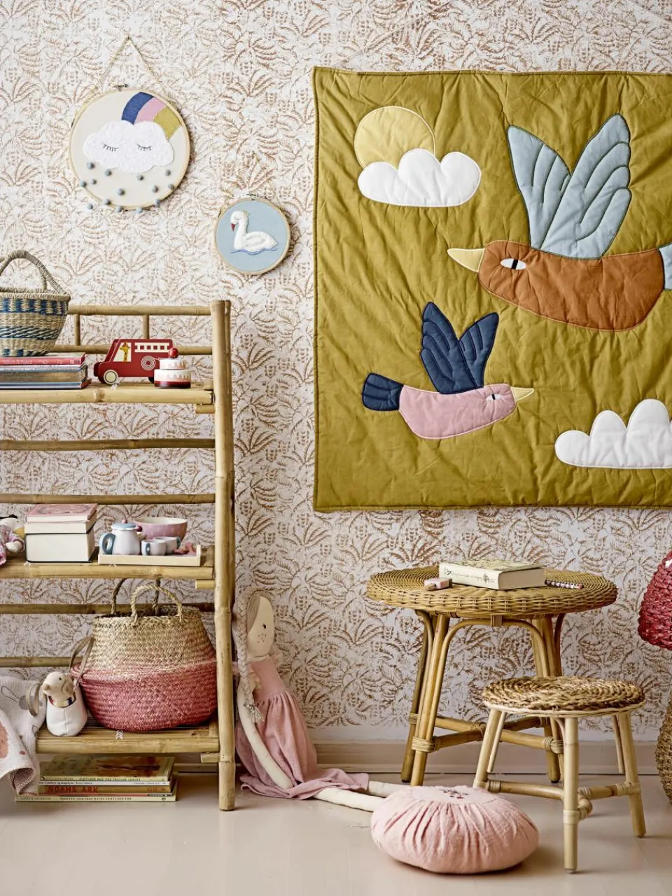 Kinderrek Zep van bamboehout^Bloomingville Mini Hot