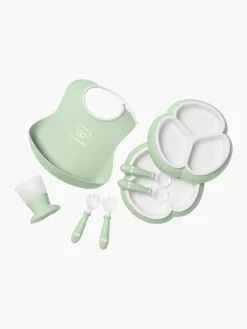 Kinderservies Bliss met slabbetje, 8-delig^Westwing Clearance