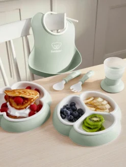 Kinderservies Bliss met slabbetje, 8-delig^Westwing Clearance