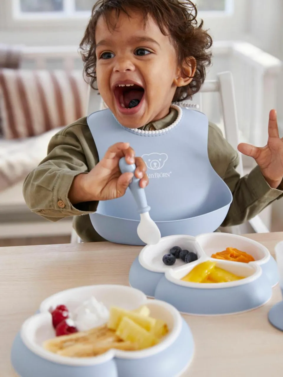 Kinderservies Bliss met slabbetje, 8-delig^Westwing Online