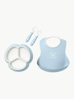 Kinderservies Bliss met slabbetje, 4-delig^Westwing Online