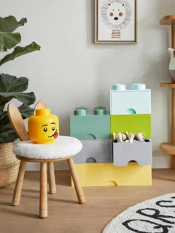 Kinderstoel Bunny van rubberhout met stoelkussen^J-Line New