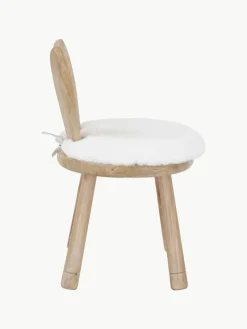Kinderstoel Bunny van rubberhout met stoelkussen^J-Line New