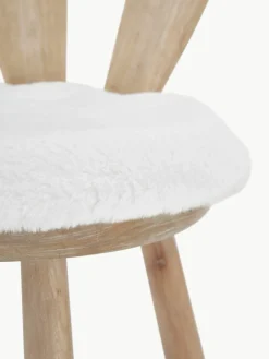 Kinderstoel Bunny van rubberhout met stoelkussen^J-Line New