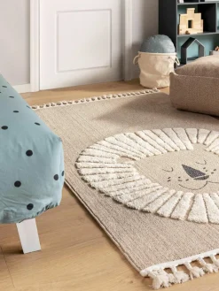 Kindervloerkleed Momo met kwastjes en hoog-laag effect^Benuta Best