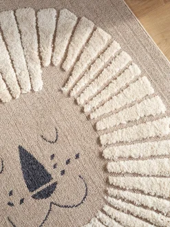 Kindervloerkleed Momo met kwastjes en hoog-laag effect^Benuta Best