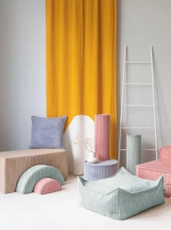 Kindervloerkussen Sugar van corduroy^Wigiwama Online