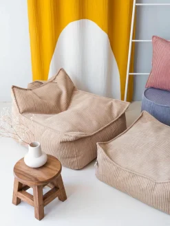 Kindervloerkussen Sugar van corduroy^Wigiwama Outlet