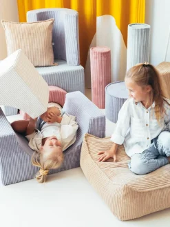 Kindervloerkussen Sugar van corduroy^Wigiwama Outlet