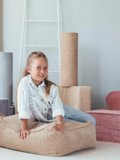 Kindervloerkussen Sugar van corduroy^Wigiwama Outlet