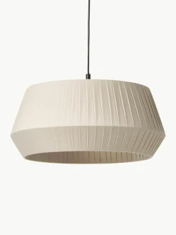 Klassieke hanglamp Dicte van geplooide stof^Westwing Discount