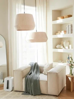 Klassieke hanglamp Dicte van geplooide stof^Westwing Discount