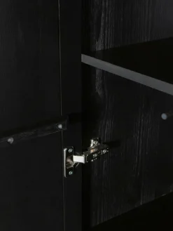 Kledingkast Avourio van grenenhout met geribde voorzijde^Westwing Clearance
