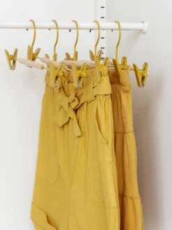 Kleerhanger Adult Clip, 5 stuks^Mustard Made Clearance