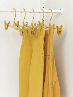 Kleerhanger Kids Clip, 5 stuks^Mustard Made Sale