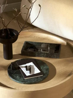 Klein decoratief dienblad Venice van marmer^Westwing Collection Fashion