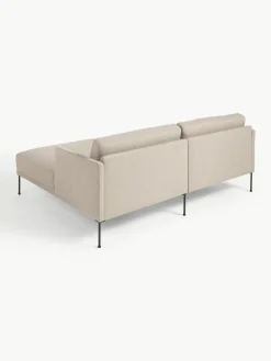 Kleine beige hoekbank Fluente^Westwing Collection Outlet