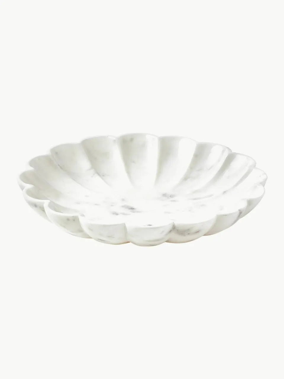 Kleine decoratieve schaal Noelia van marmer^Westwing Collection Fashion