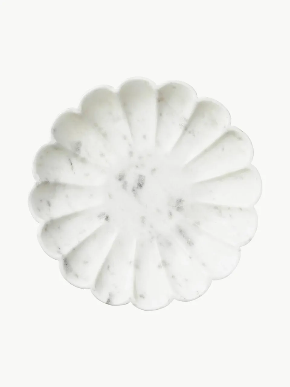 Kleine decoratieve schaal Noelia van marmer^Westwing Collection Fashion