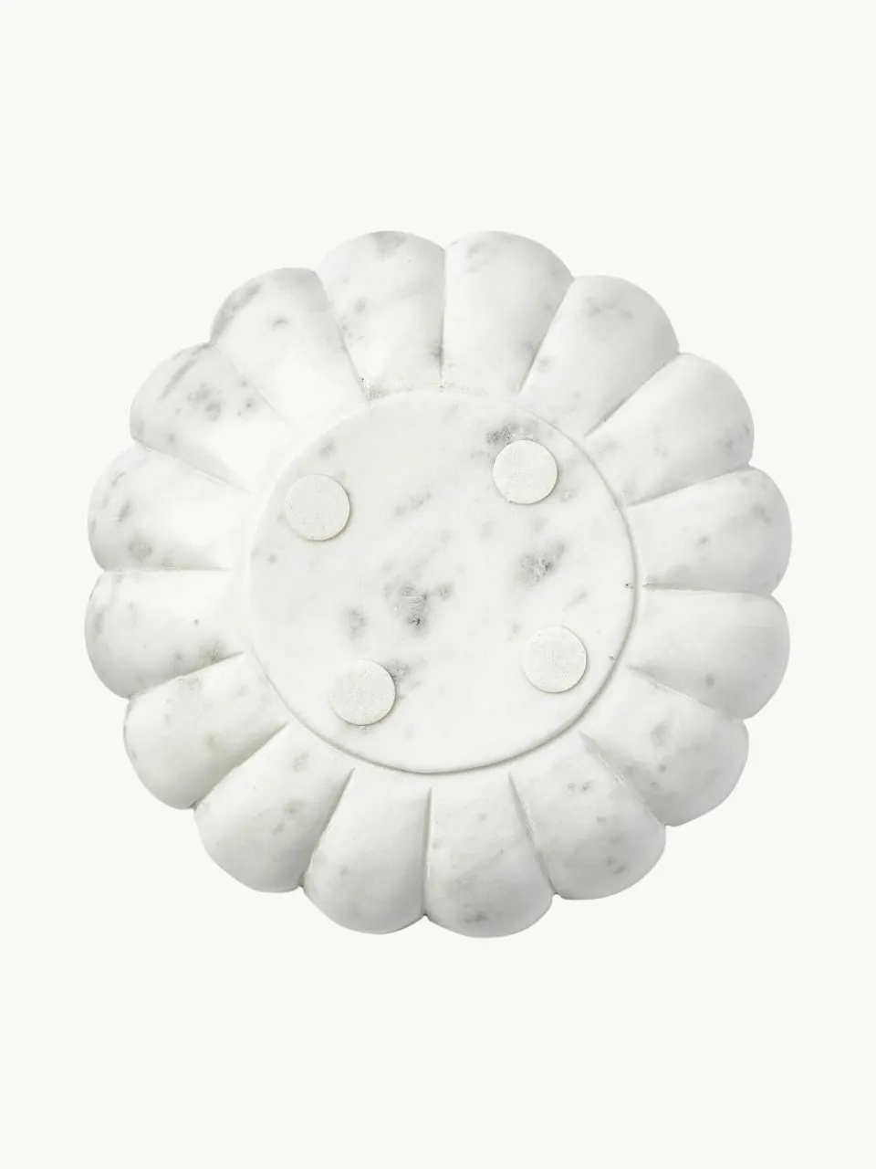 Kleine decoratieve schaal Noelia van marmer^Westwing Collection Fashion