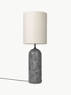 Kleine dimbare vloerlamp Gravity met marmeren voet^GUBI Clearance