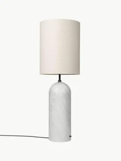 Kleine dimbare vloerlamp Gravity met marmeren voet^GUBI Discount