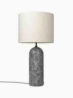 Kleine dimbare vloerlamp Gravity met marmeren voet^GUBI Best