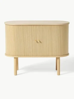 Kleine dressoir Calary met geribde voorzijde^Westwing Collection Fashion