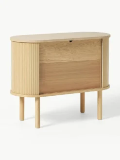 Kleine dressoir Calary met geribde voorzijde^Westwing Collection Fashion