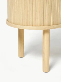 Kleine dressoir Calary met geribde voorzijde^Westwing Collection Fashion