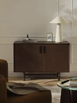 Kleine dressoir Diana van eikenhout^Westwing Collection Hot