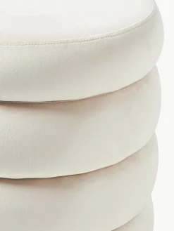 Kleine fluwelen bank Alto met opbergruimte^Westwing Collection Clearance