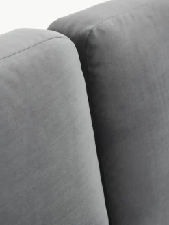 Kleine fluwelen hoekbank Fluente^Westwing Collection Outlet