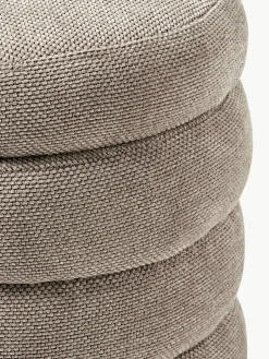 Kleine gestoffeerde bank Alto met opbergruimte^Westwing Collection Fashion