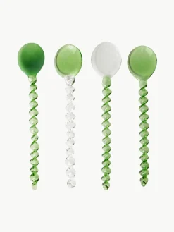 Kleine glazen lepel Emeralds^HKLIVING Clearance