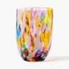 Kleine handgemaakte waterglazen Splash, 6 stuks^ANNA VON LIPA Outlet
